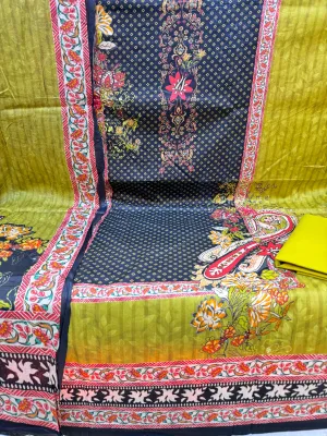 Soft Digital Print Lawn Set – Unstitched